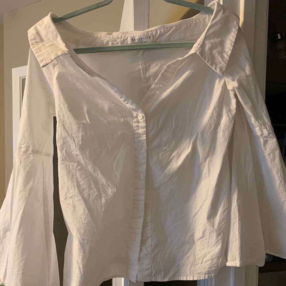 White Nordstrom shirt
